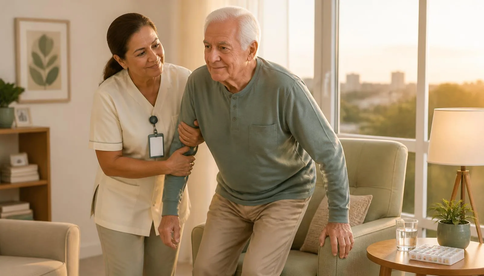 Home care 24 horas para idosos em Brasília: quando o cuidado contínuo em casa é a melhor escolha